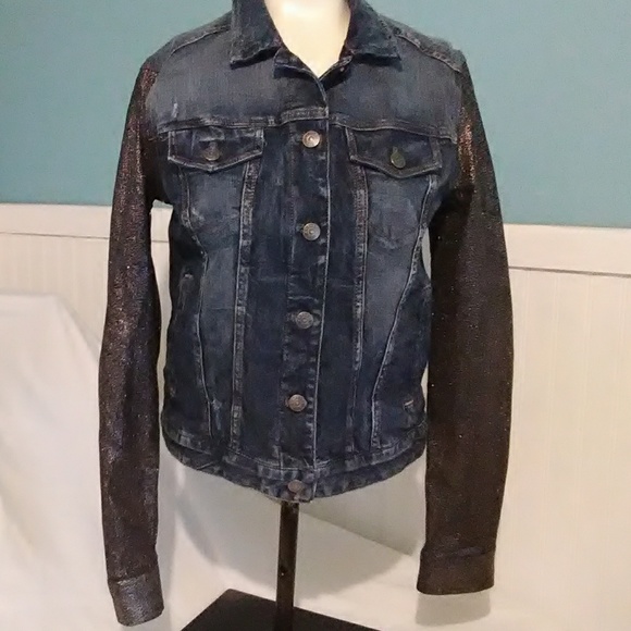 Express Jeans Jackets & Blazers - **SALE** NWT Express Jeans Distressed Jean Jacket